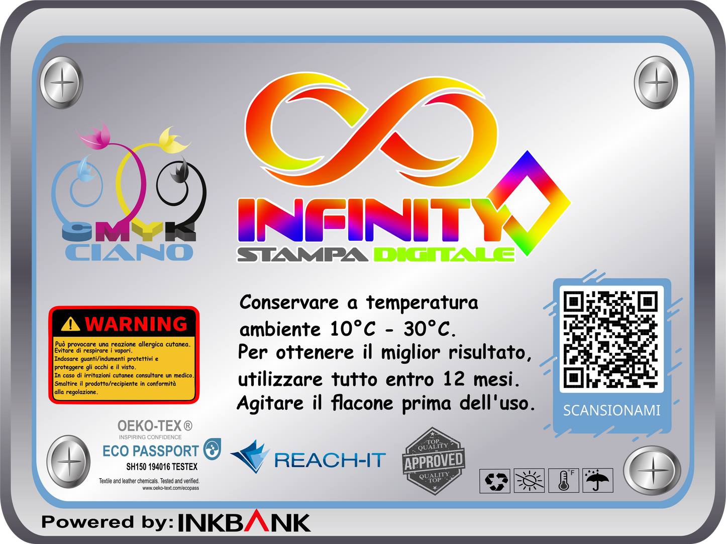 Inchiostro DTF CIANO