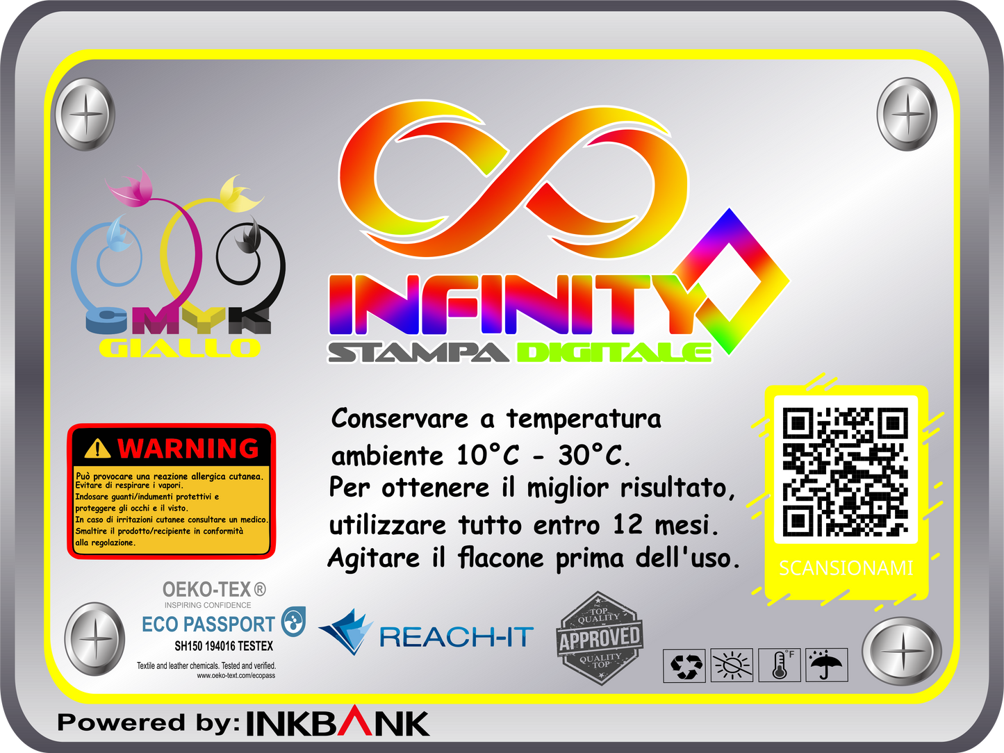 Inchiostro DTF GIALLO