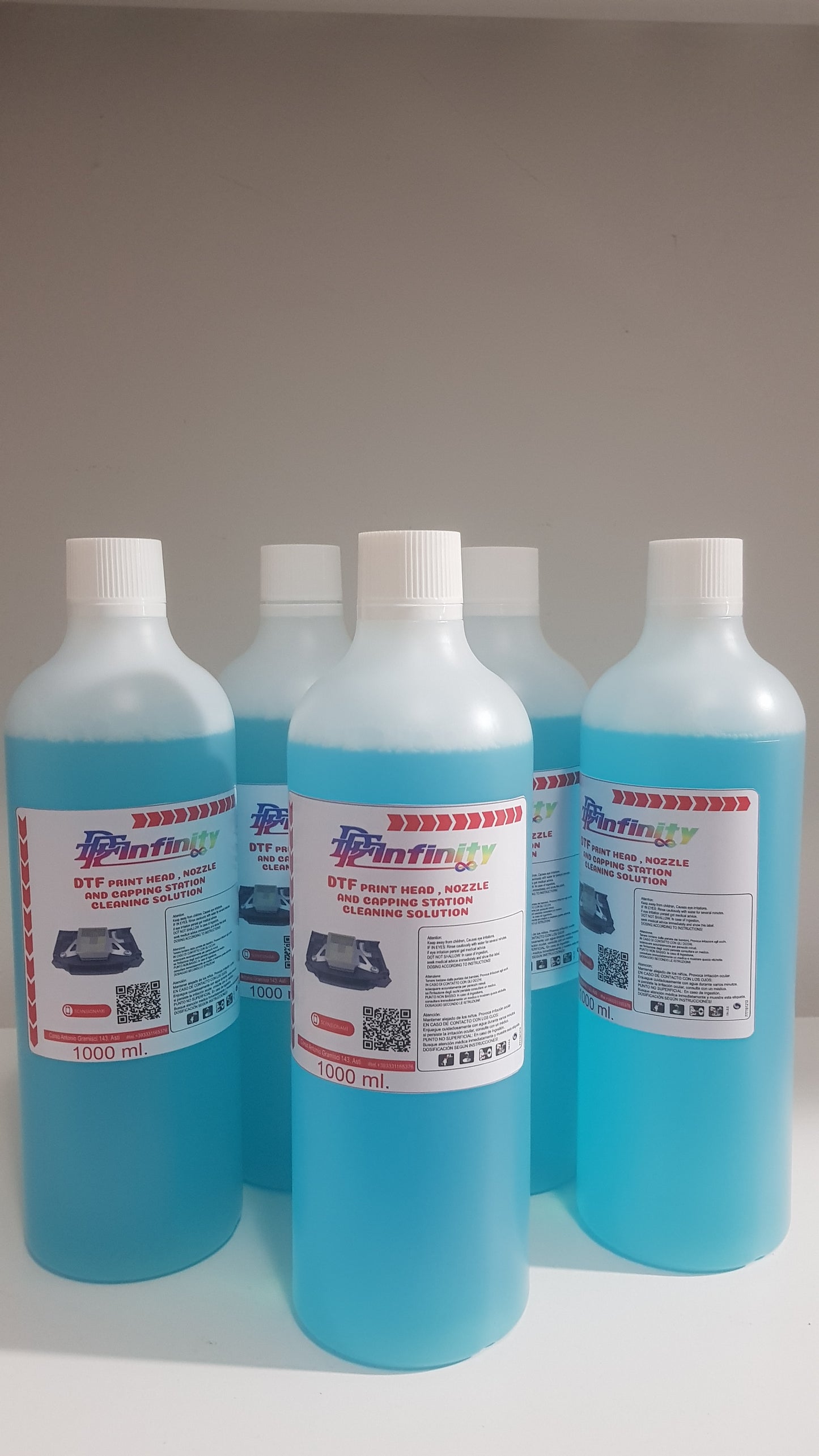 Liquido speciale per la pulizia delle testine di stampante DTF