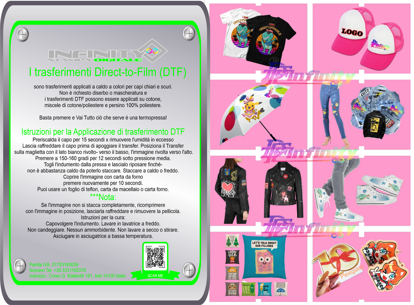 DTF TRANSFER ROLL AL METRO