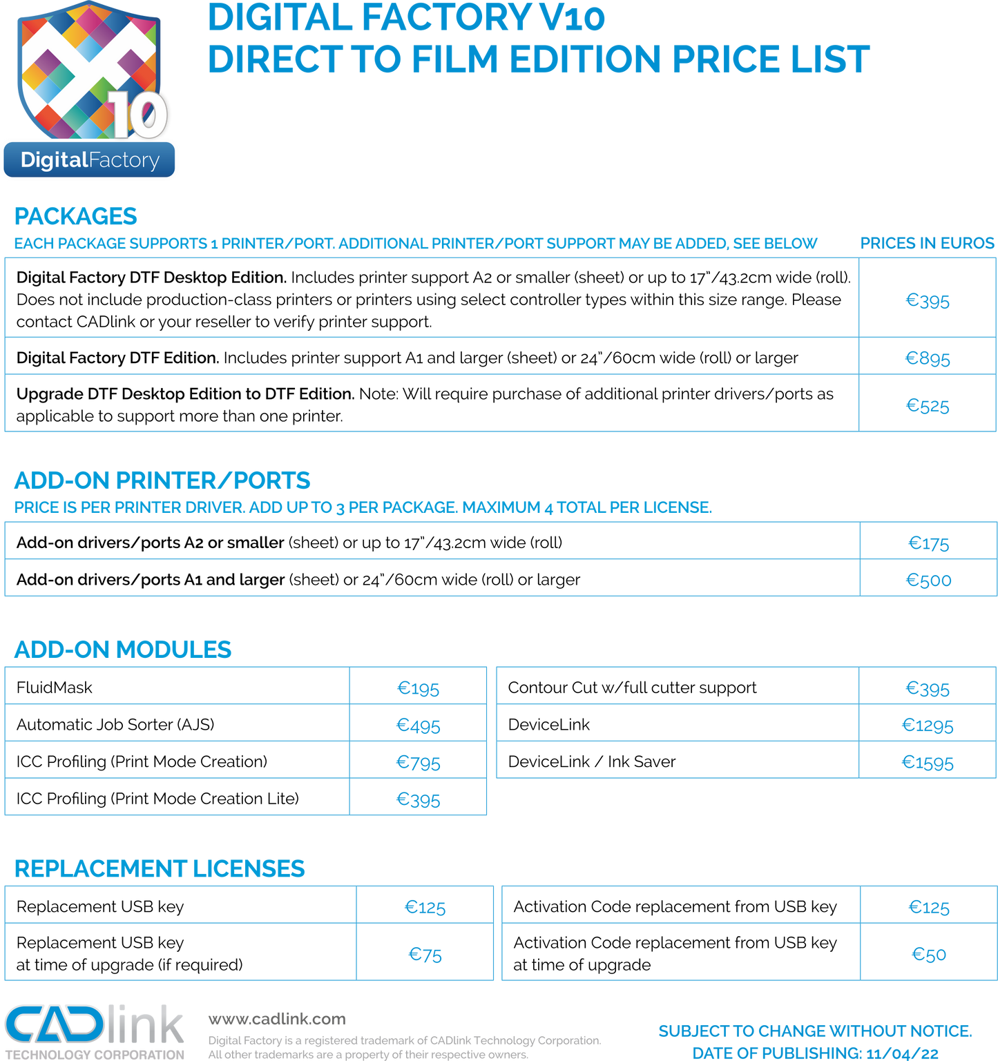 Digital Factory Direct To Film Edition v11 (WIDE)