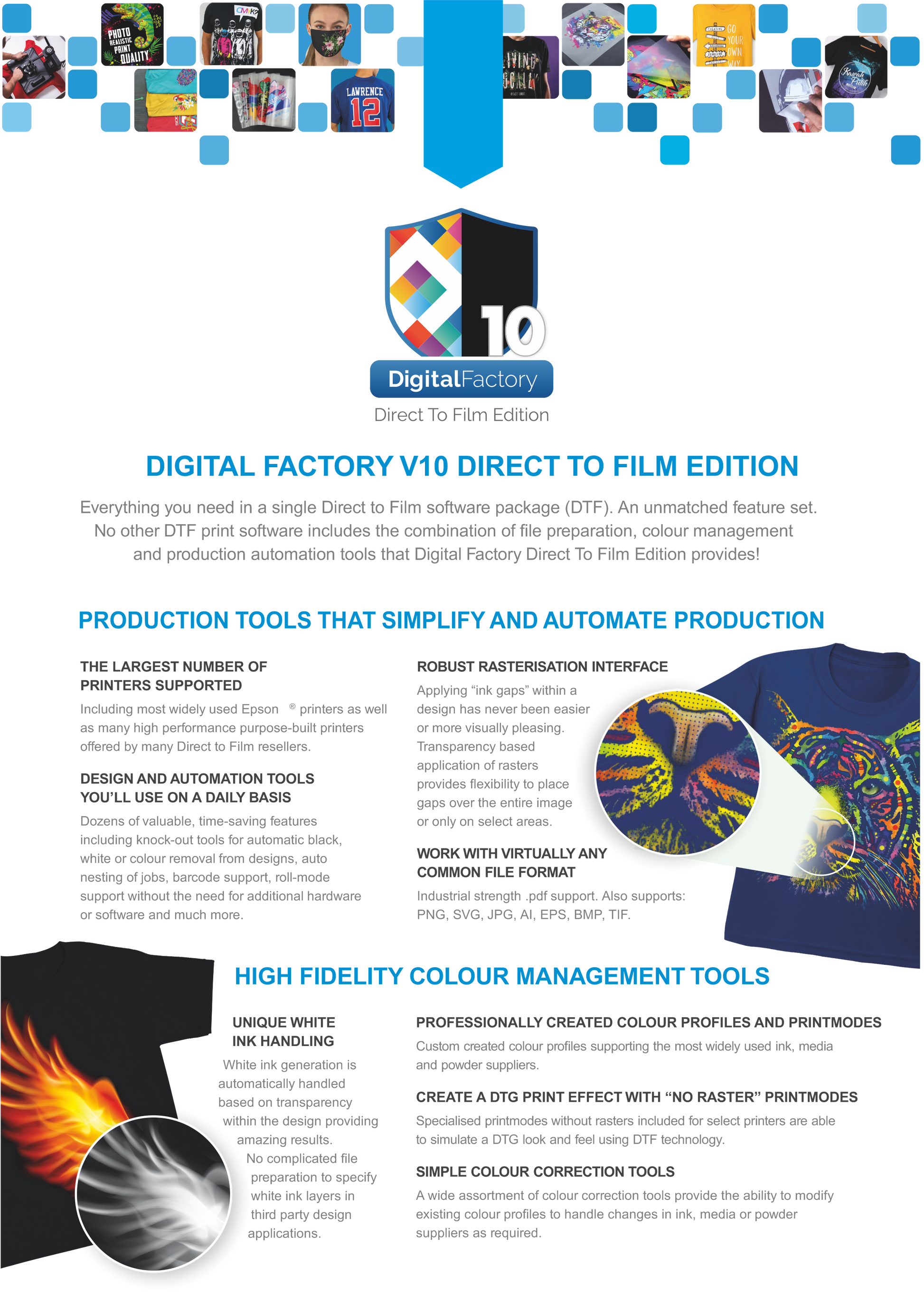 Digital Factory Direct To Film Edition v11 (WIDE) – DTF Infinity Stampa ...